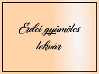 Erdei gyümölcs lekvár 330 ml