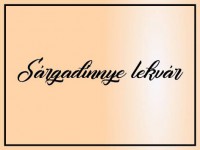 Sárgadinnye lekvár